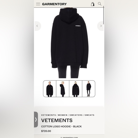 vetements Logo hoodie - Picture 5 of 11